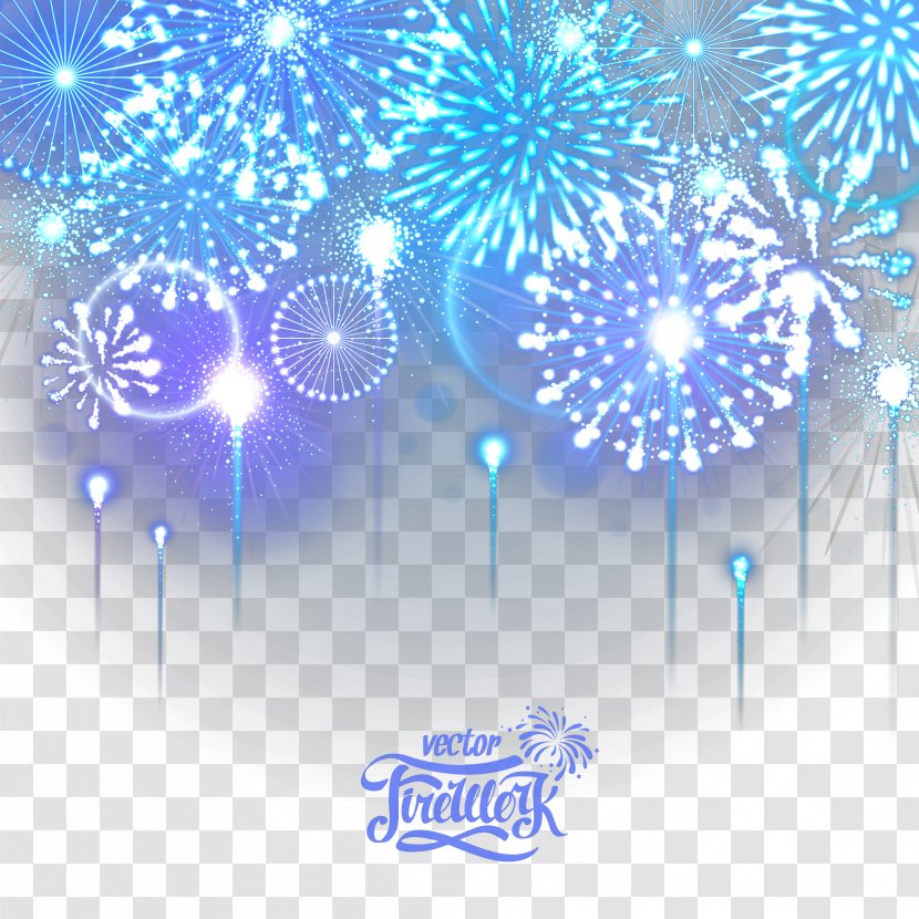 Fireworks New Year - Greeting Note Cards - Dazzling Transparent PNG
