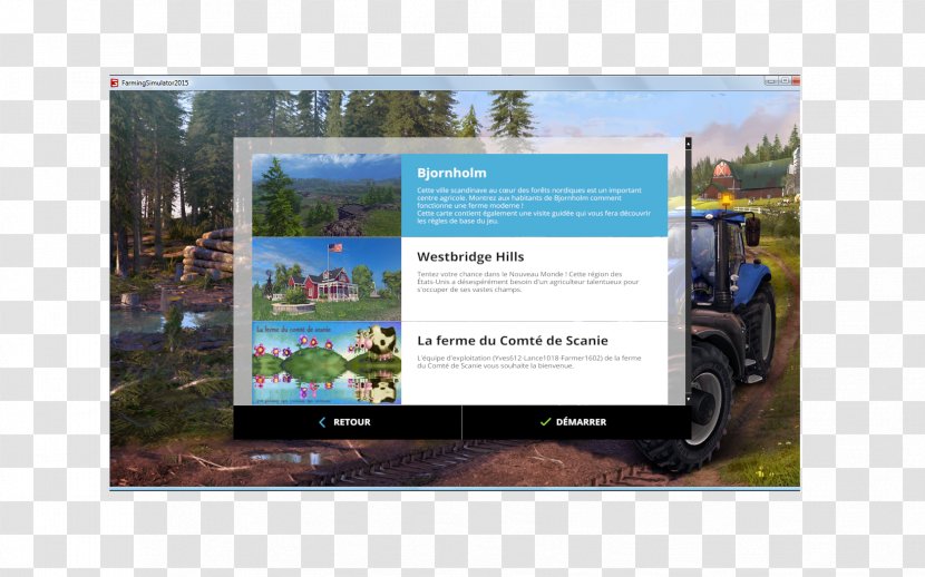 Farming Simulator 15 17 Euro Truck 2 Mod Video Game - Display Device Transparent PNG