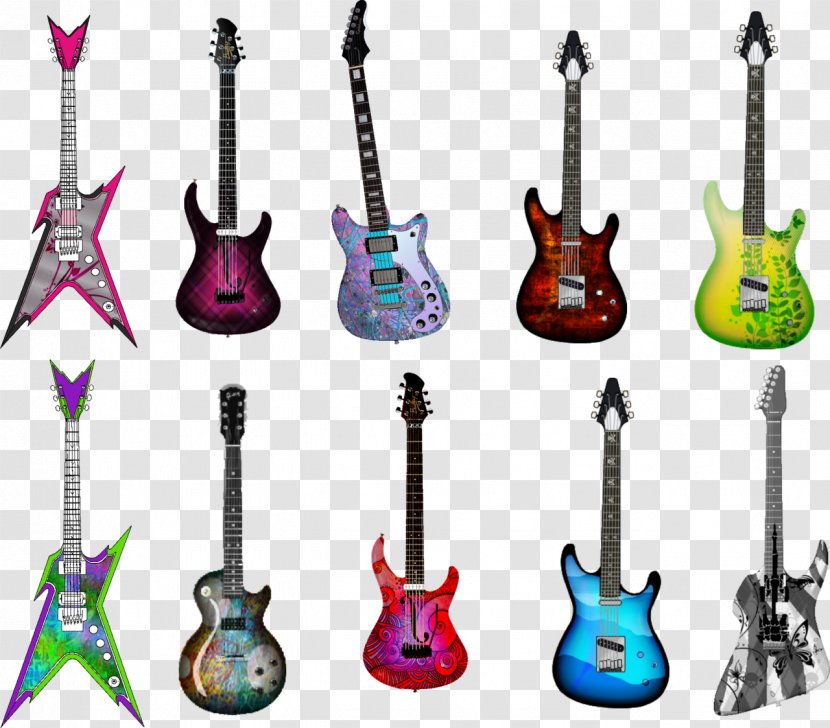 Bass Guitar Acoustic-electric Electronic Musical Instruments - Silhouette Transparent PNG