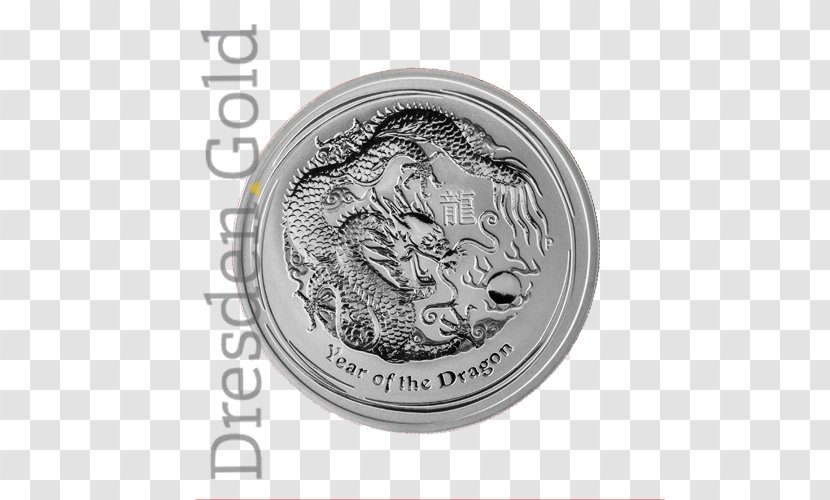 Gold Coin Silver Perth Mint Lunar - Ounce Transparent PNG