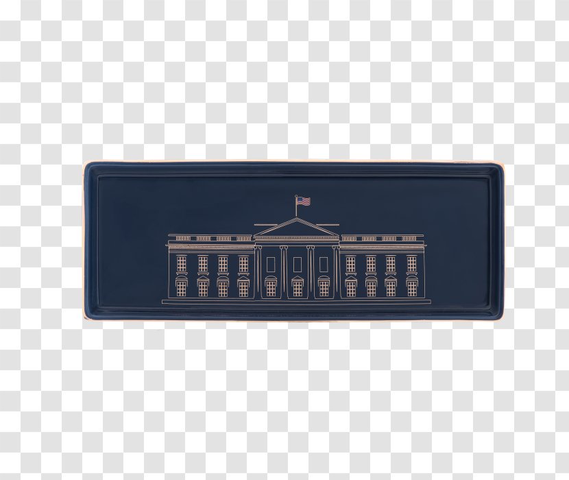 Porcelain White House Cobalt Blue Tray - Cartoon - Office Transparent PNG