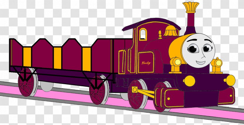 Thomas Toby The Tram Engine James Red Train Tank Locomotive - Handsome Carriage Transparent PNG