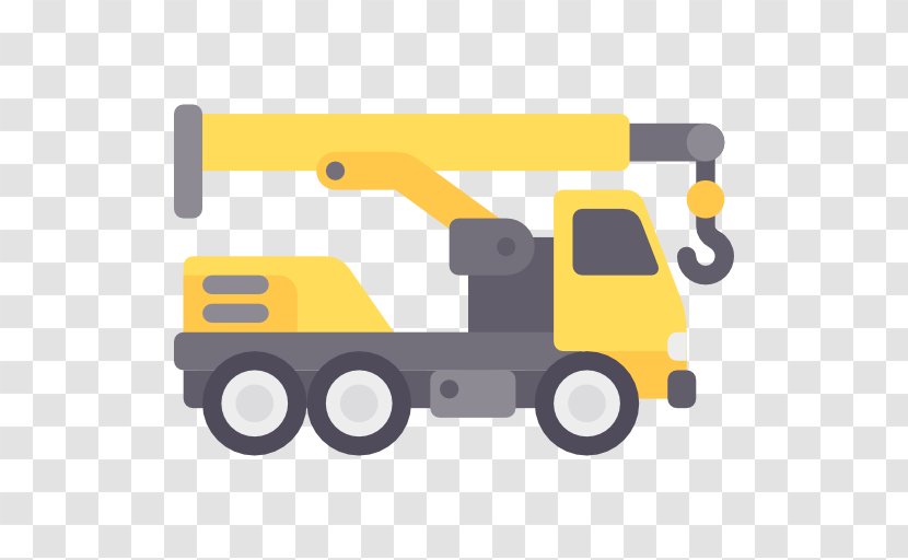 Crane Architectural Engineering Heavy Machinery Excavator Transport - Backhoe Loader - Intermodal Freight Transparent PNG