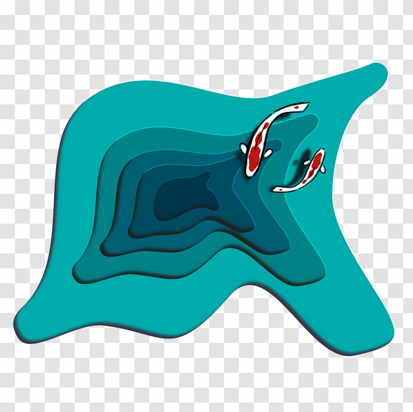 Dolphin Fish Turquoise Line Science Transparent PNG