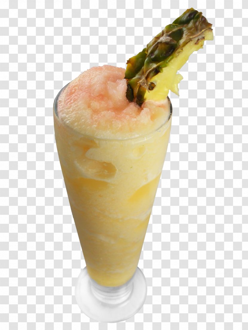 Non-alcoholic Drink Milkshake Piña Colada Health Shake Smoothie - Juice Transparent PNG