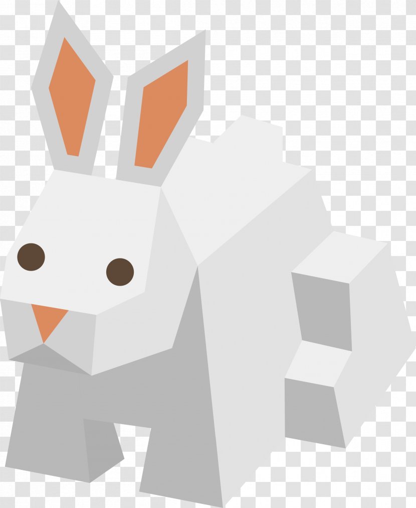 Rabbit Vector Graphics Image Cartoon - Stereogram - Animal Picture Transparent PNG