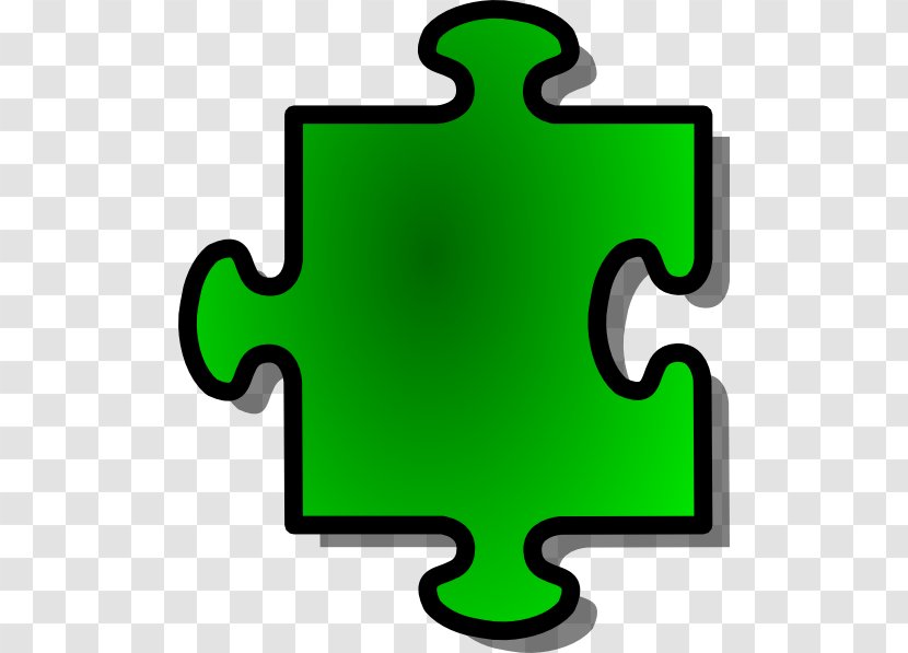 Jigsaw Puzzles Clip Art - Green Transparent PNG
