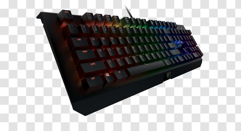 Computer Keyboard Razer BlackWidow X Chroma Gaming Keypad Numeric Keypads V2 - Blackwidow Tournament Edition - And Mouse Logo Transparent PNG