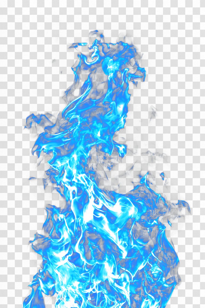 Flame Light - Beautiful Blue Transparent PNG