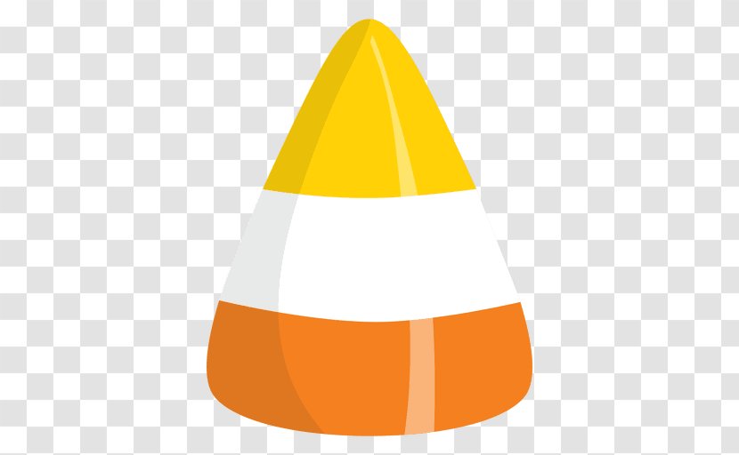 Candy Corn Halloween Trick-or-treating Clip Art - Orange - Vector Transparent PNG