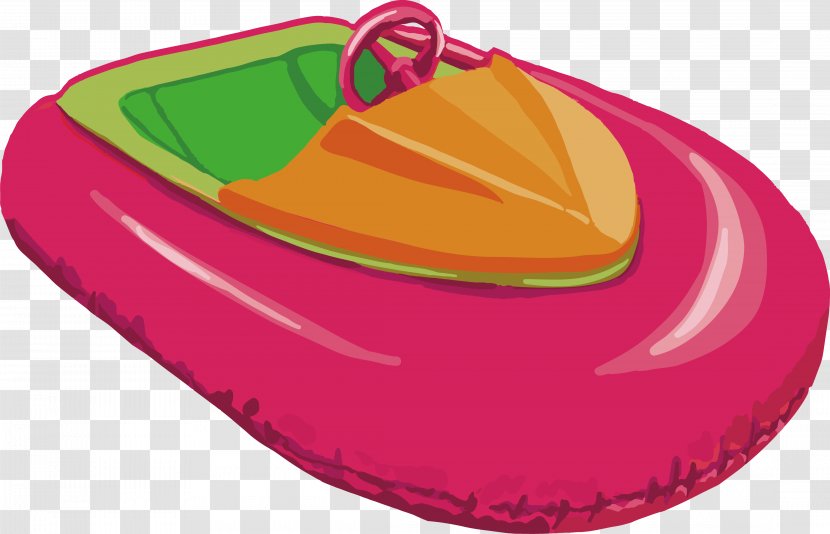 Inflatable Boat Yacht - Cartoon Design Transparent PNG