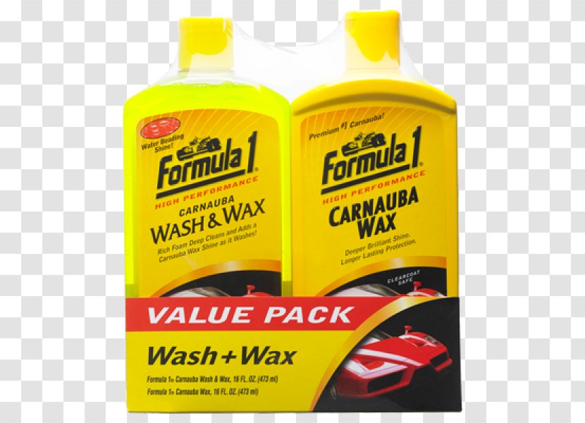 Carnauba Wax Formula 1 Household Cleaning Supply - Ounce - Car Transparent PNG