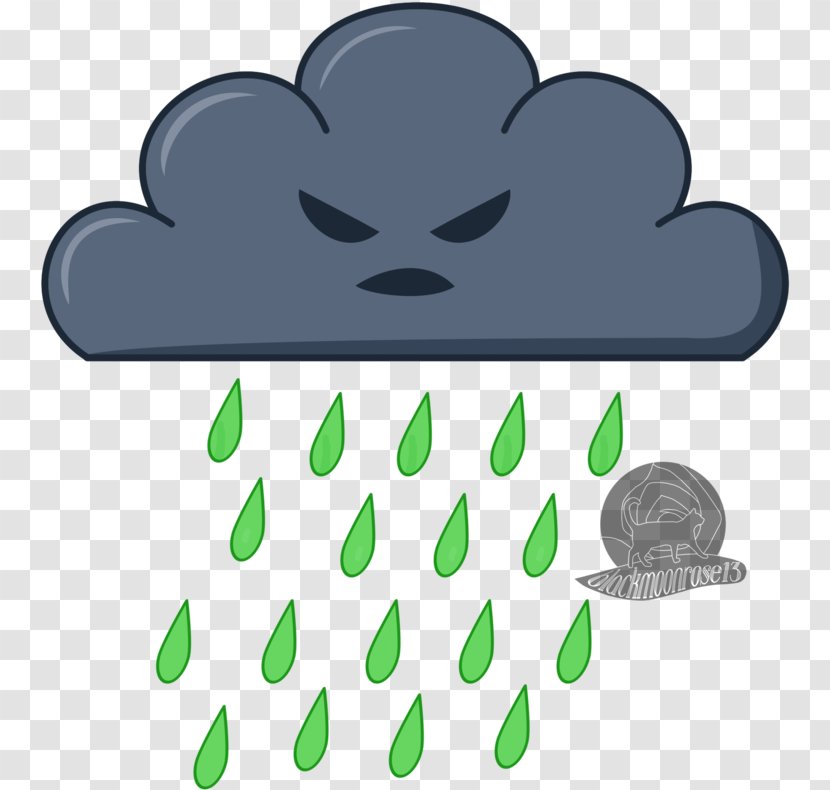 Rain Cloud - Leaf - Meteorological Phenomenon Symbol Transparent PNG