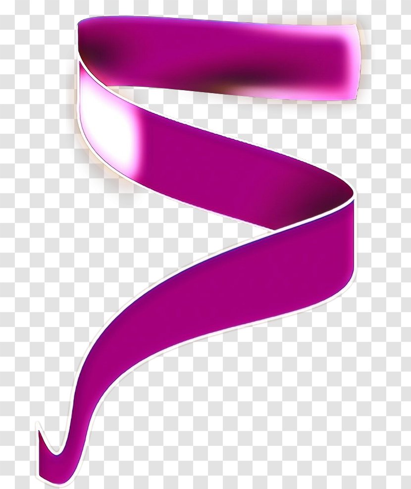 Purple Ribbon - Clothing Accessories - Material Property Transparent PNG
