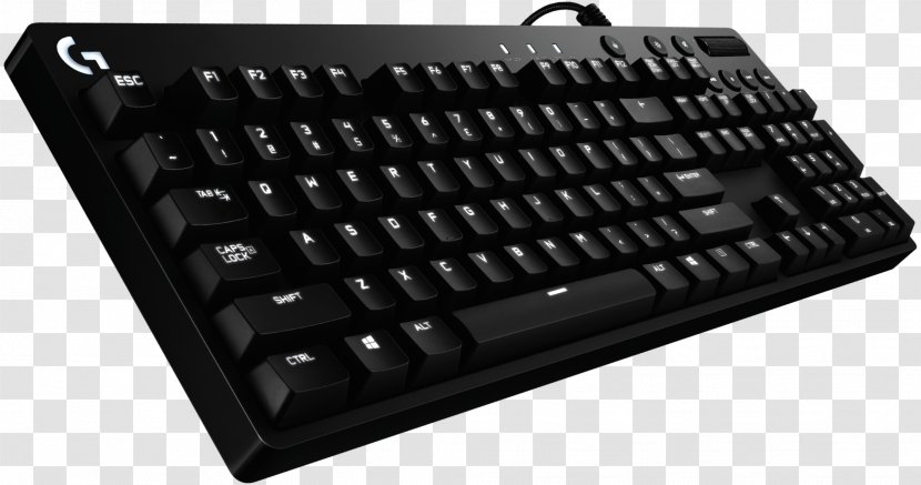 Computer Keyboard Logitech G610 Orion Red Gaming Keypad ORION BLUE - G810 Spectrum - Backlight Transparency And Translucency Transparent PNG