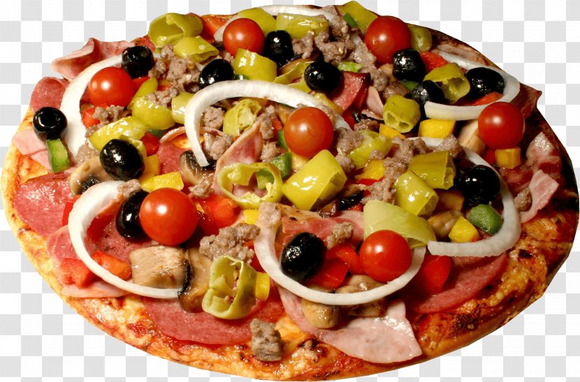 Pizza Hamburger Italian Cuisine Buffalo Wing - Food Transparent PNG