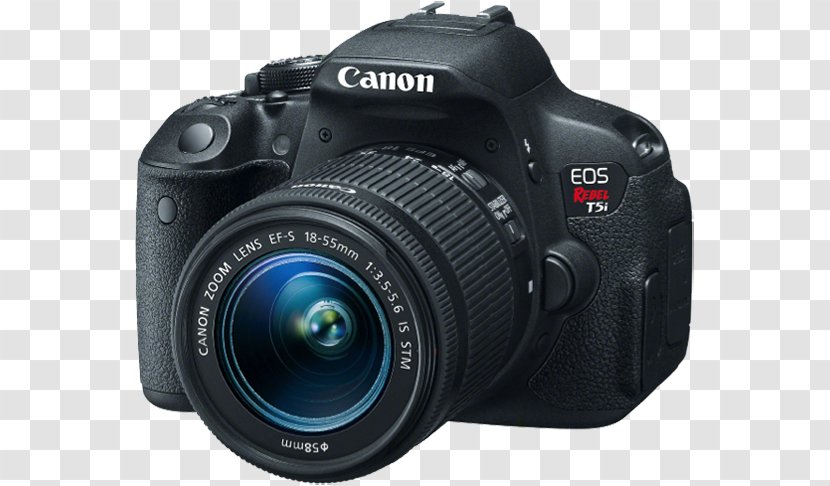 Canon EOS 700D 1200D Digital SLR EF-S 18–55mm Lens Camera Transparent PNG
