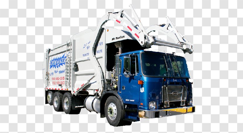 Commercial Vehicle Public Utility Machine Cargo Truck - Garbage Transparent PNG
