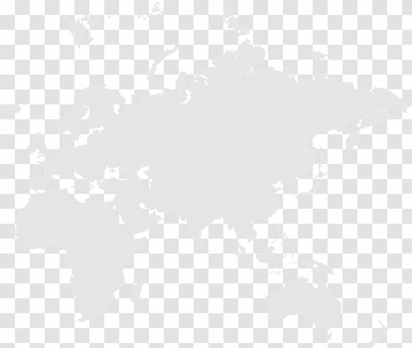 White Pattern - Black And - Pure World Map Transparent PNG