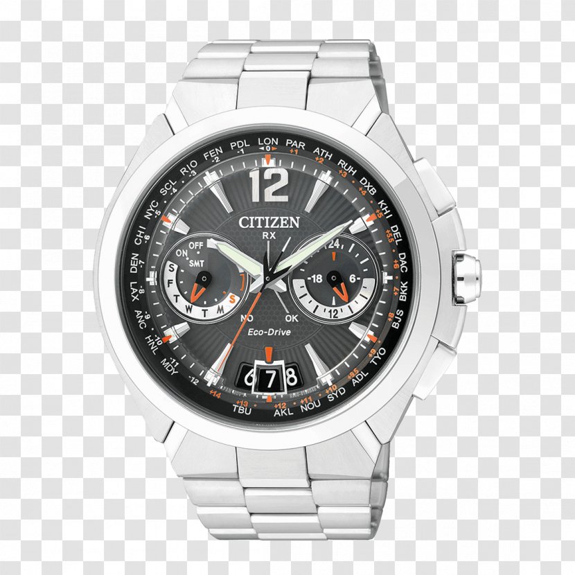 Eco-Drive Citizen Holdings Watch Satellite Clock - Brand Transparent PNG