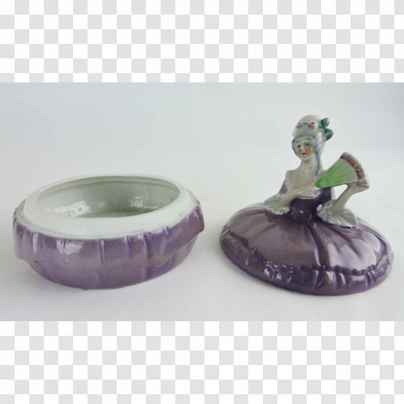 Porcelain Figurine Tableware Purple - Powder Flower Title Box Transparent PNG