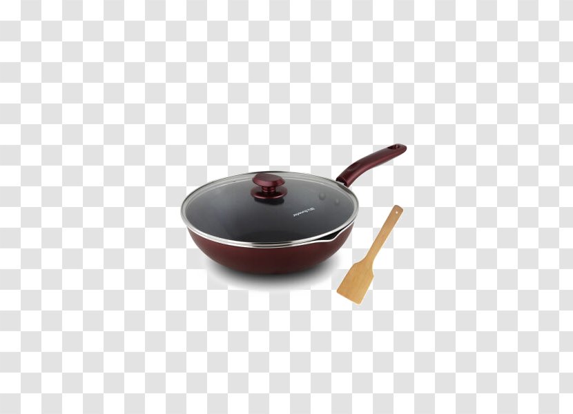 Non-stick Surface Shovel Cookware And Bakeware Wok - Ceramic - Nine Yang Nonstick Gift Wooden Transparent PNG
