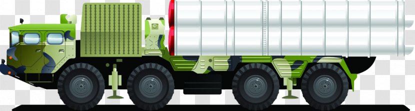 Rocket Launcher Illustration - Machine - Cartoon Painted Military Tanker Transparent PNG