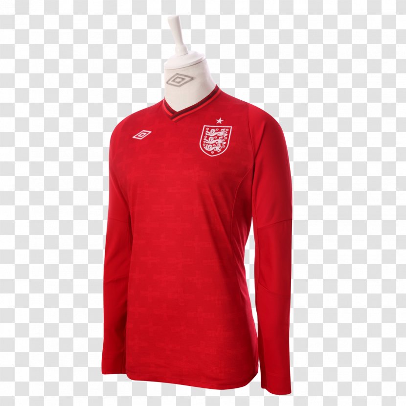 England National Football Team UEFA Euro 2012 2016 Kit - Neck Transparent PNG