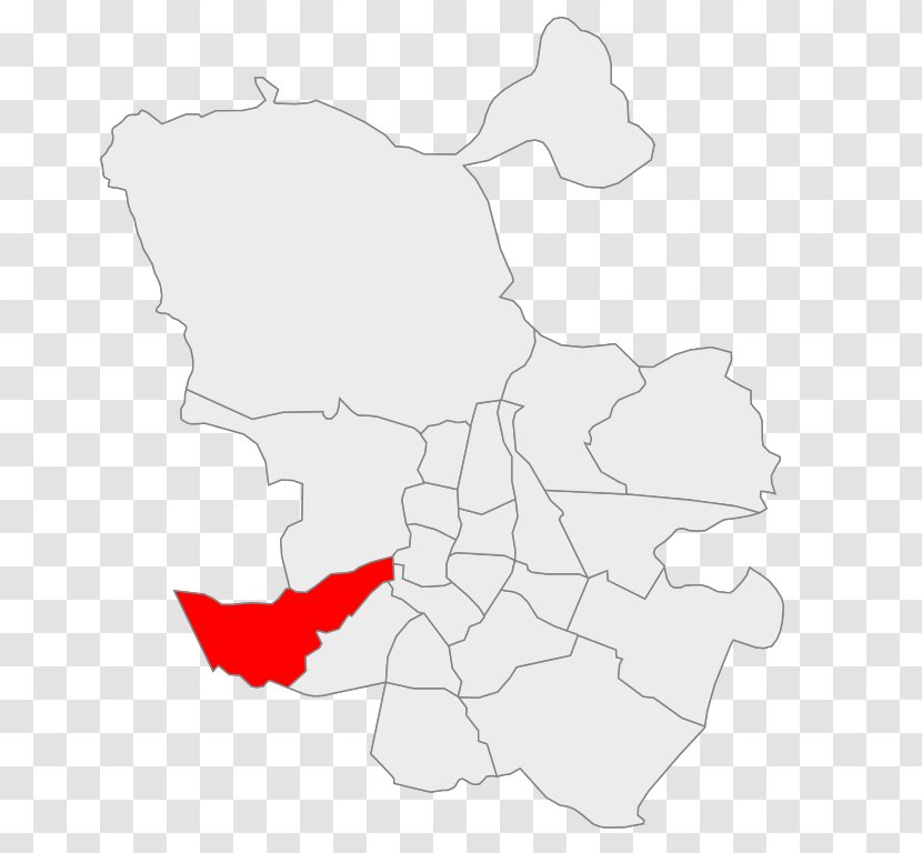 Barrio De La Latina District Of Madrid Carabanchel Aluche Chamberí - Community - Map Transparent PNG