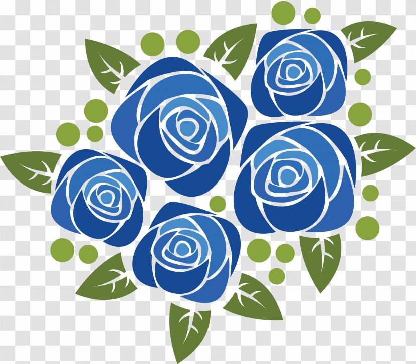 Blue Rose Flower - Color Transparent PNG