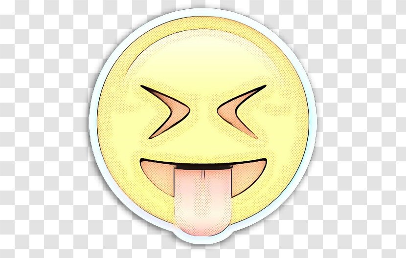 Retro Background - Emoticon - Sticker Mouth Transparent PNG
