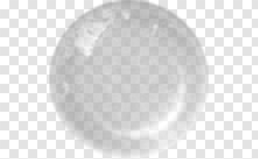 White Sphere - Monochrome - Bubble Wrap Transparent PNG