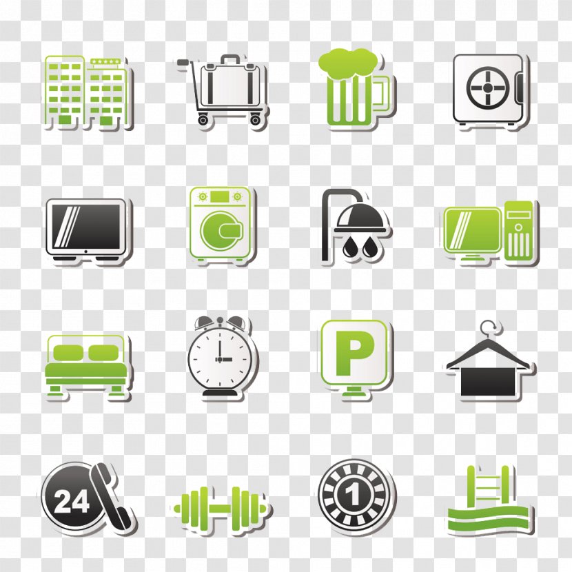 Hotel Guest House Icon - Accommodation Service Sign Transparent PNG