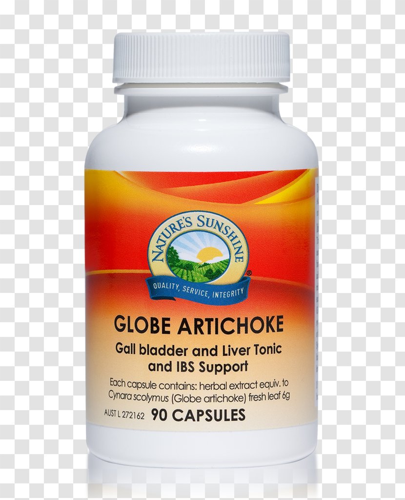 Dietary Supplement Nature's Sunshine Products Red Clover Nature Of Australia Capsule - Mineral - Artichoke Transparent PNG
