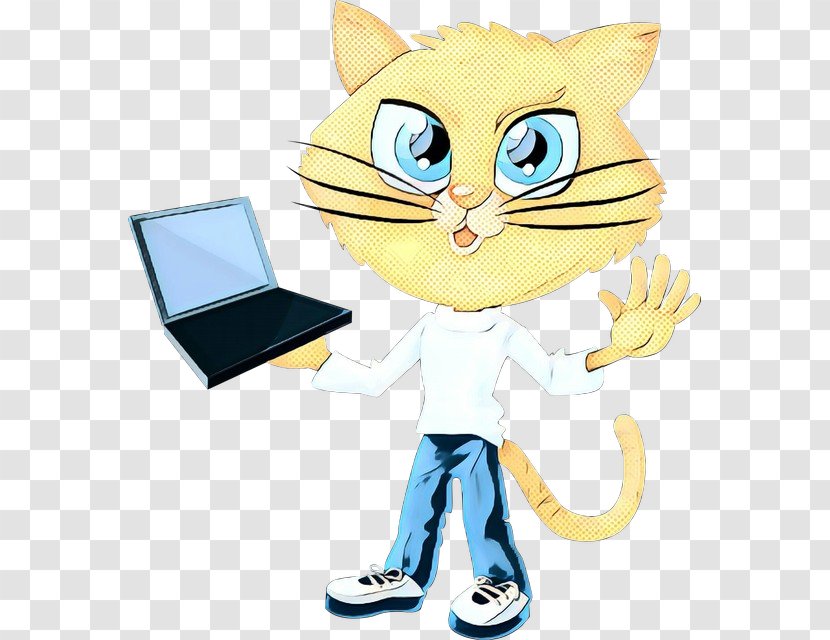Cartoon Cat - Pleased Transparent PNG