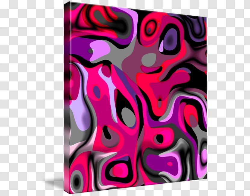 Visual Arts Rectangle Pink M Font - Multicolor Abstract Twisted Transparent PNG