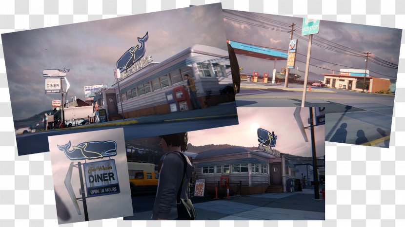 Life Is Strange Arcadia Diner Dontnod Entertainment Video Game - Advertising Transparent PNG
