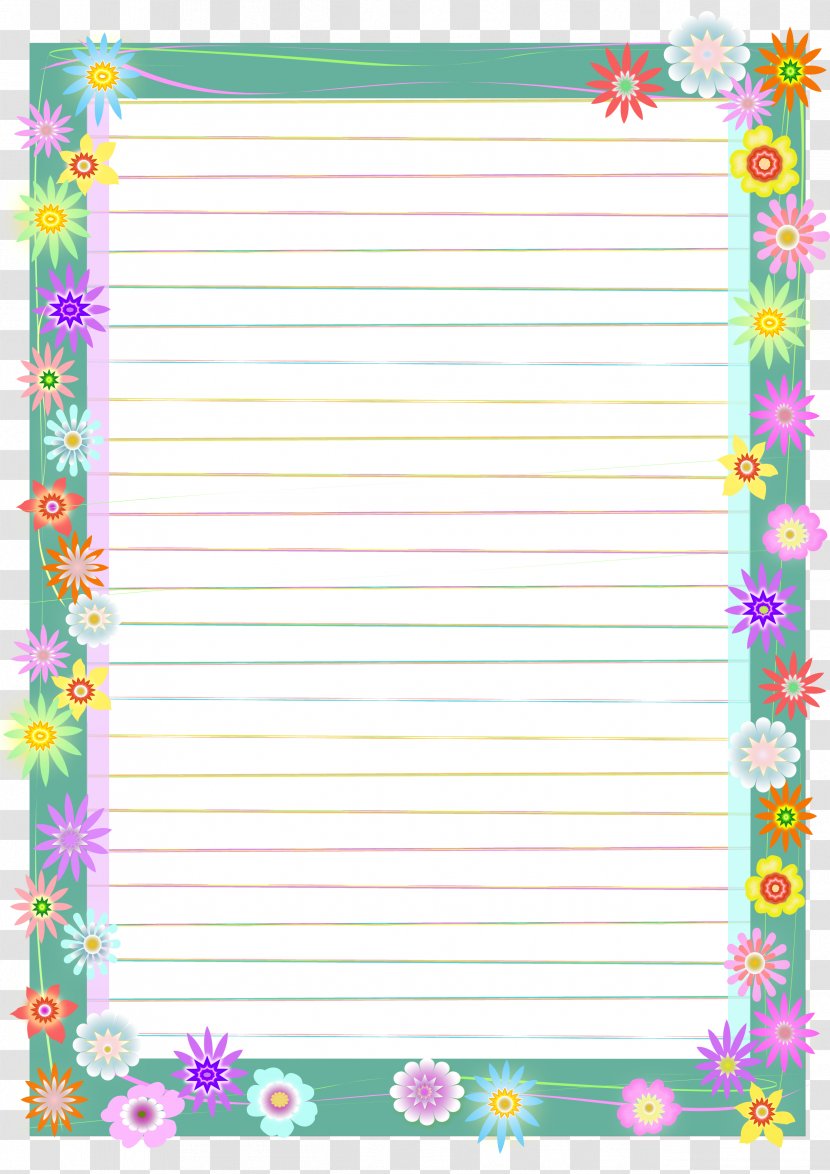 Paper A4 Material Flower - Picture Frames - Flowers Frame Transparent PNG
