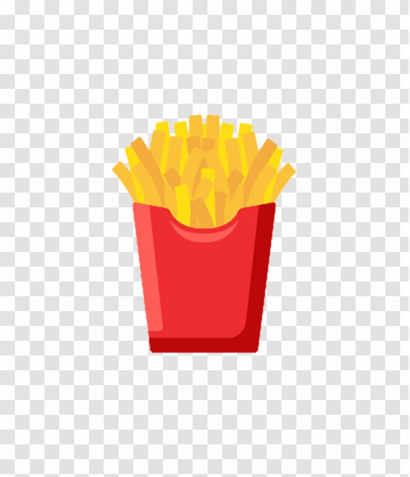 French Fries Fast Food Cartoon - Free Pull Material Transparent PNG
