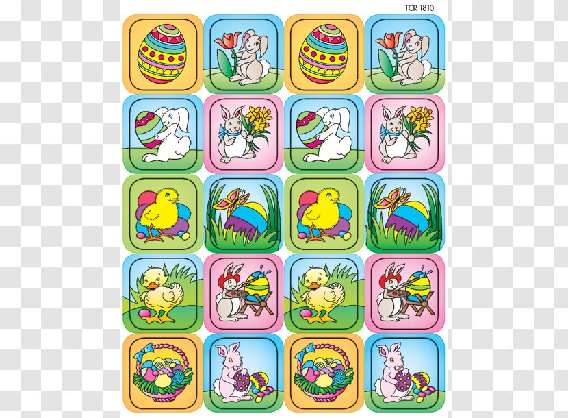 Sticker Easter Bunny Egg Christmas Card - Askartelu Transparent PNG
