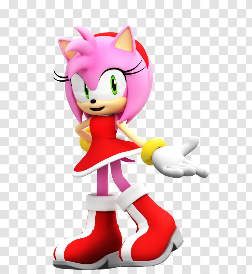 Amy Rose Sonic Heroes Rush CD Unleashed - Magenta - Pink Transparent PNG