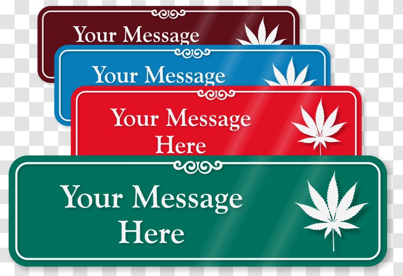Dispensary Medical Cannabis Shop Sign - Banner Transparent PNG
