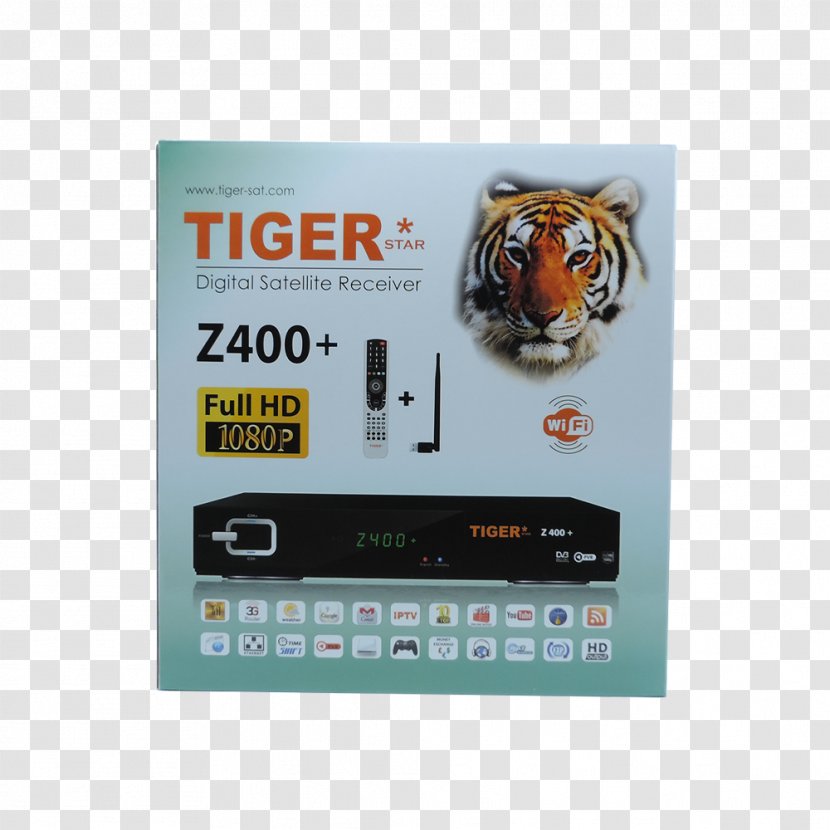 IPTV Tiger High-definition Television Channel - Multimedia Transparent PNG