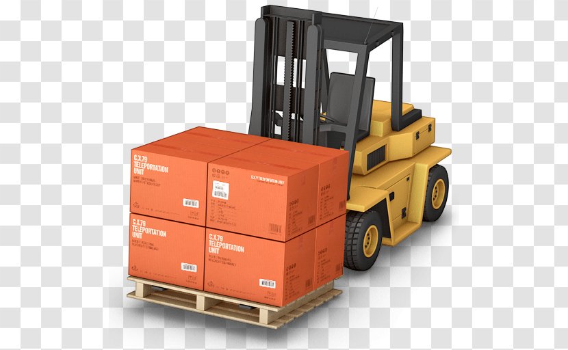 Warehouse Forklift Transport Business Intermodal Container Transparent PNG