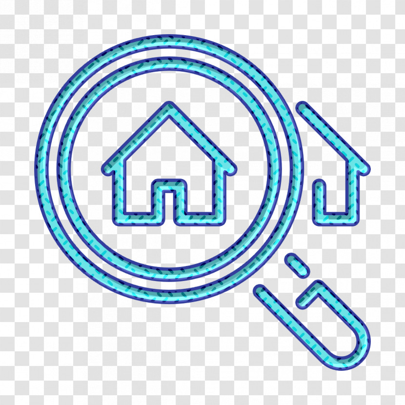 Search Icon Real Estate Icon Transparent PNG