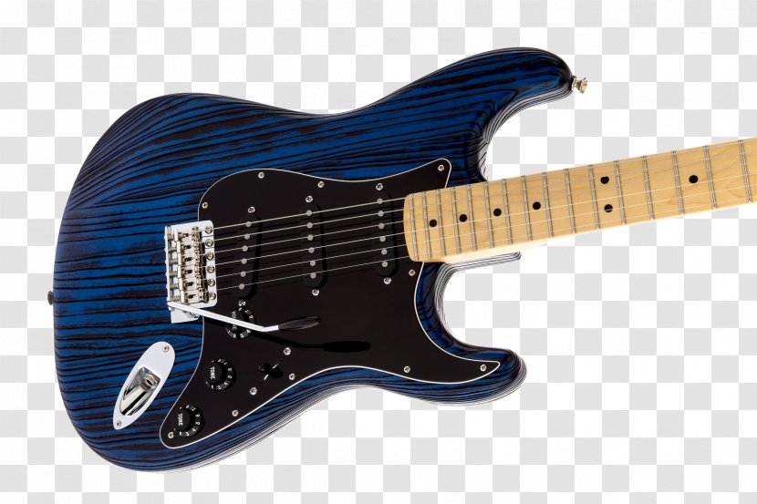 Fender Stratocaster The Black Strat Squier Guitar Musical Instruments - Plucked String - Blue Ash Box Transparent PNG