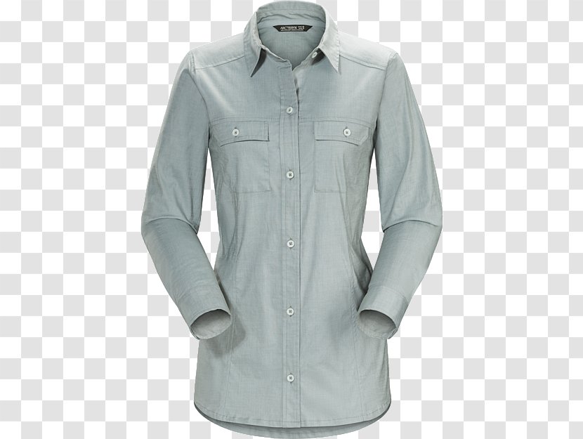 Blouse Arc'teryx Ballard Long Sleeve Shirt Women's Clothing Rishi : MD Button Product - Cotton Material Transparent PNG