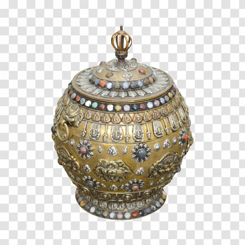 Vase Ceramic Brass Censer Antique Transparent PNG