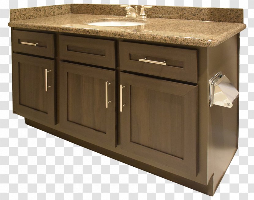 Sink Bathroom Cabinet Cabinetry Kitchen - Thermofoil Transparent PNG
