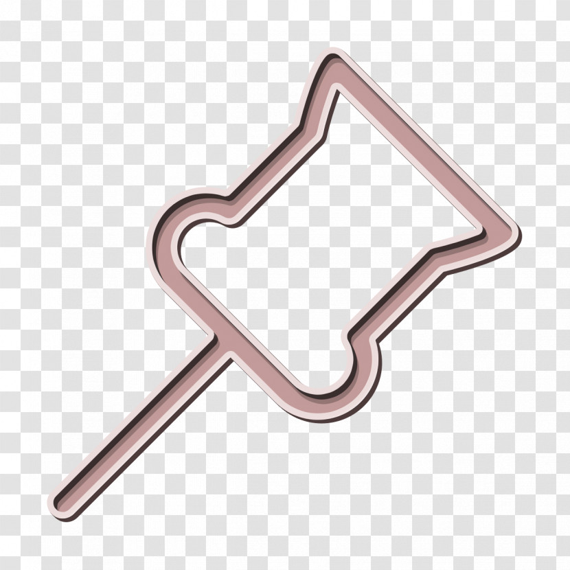 Icon Thumbtack Icon Pushpin Icon Transparent PNG